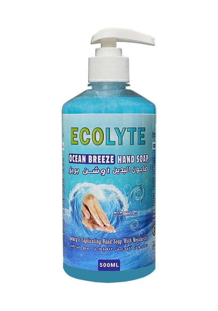 Ecolyte+ Ocean Breeze Hand Soap 500ml - Image 1